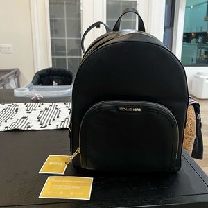 Jaycee Medium Pebbled Leather Backpack